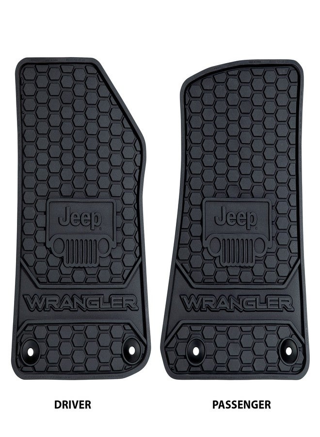Plasticolor 001805R01 Jeep Wrangler Custom Factory Fit Front Vehicle Floor Mats Model Years 2019-2023 Black - Image 4